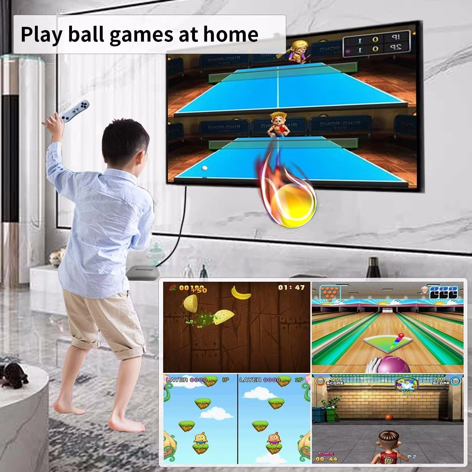 TV Game Console - 100+ Games 2.4G Wireless Somatosensory Control