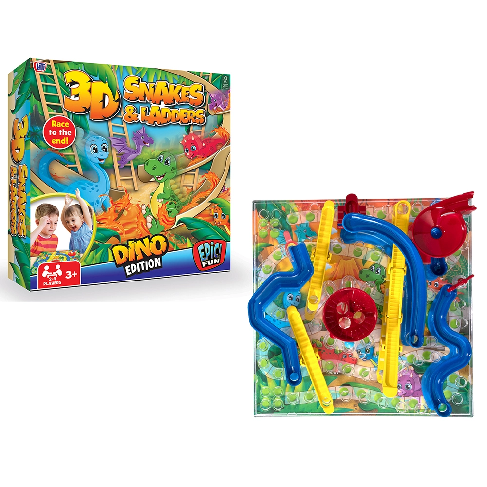 Dino 3D Snakes & Ladders