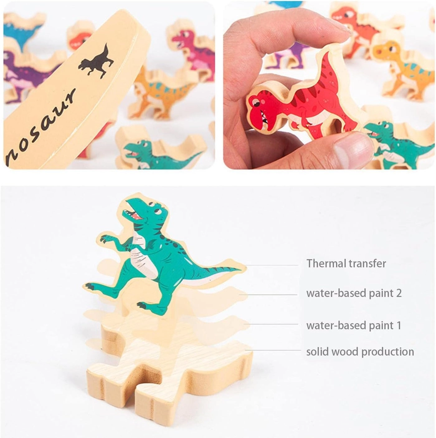 Dinosaur Balance Game - 36 months+ 9 pieces