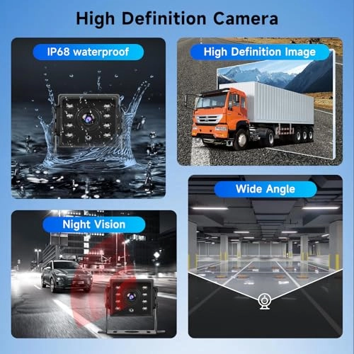 Car Reversing Camera Kit - Night Vision wired 1024*600