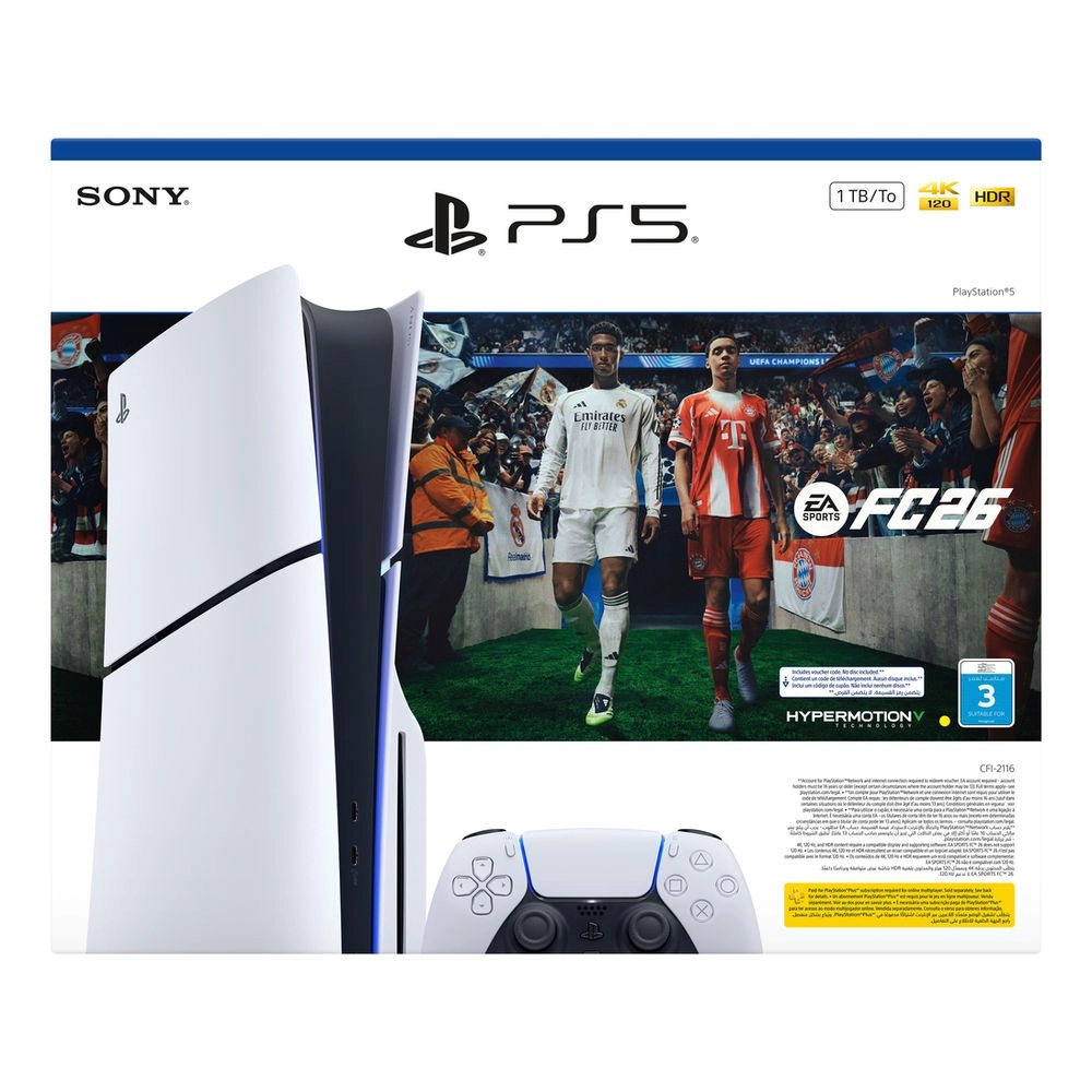 SONY COMPUTER ENTERTAINMENT EUROPE PlayStation 5 Standard Slim - 1TB + EA Sports FC 26