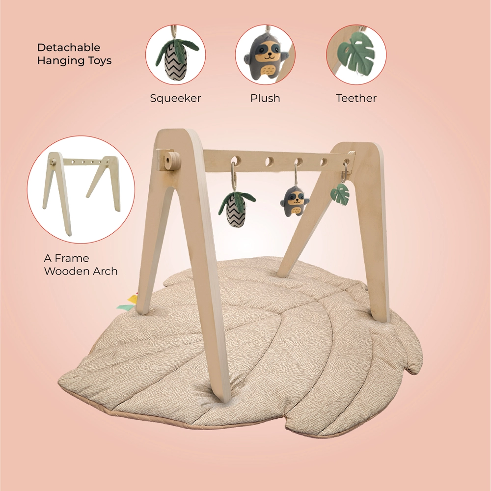 Natures Nook Maple Leaf Shaped Baby Playmat - 6 months