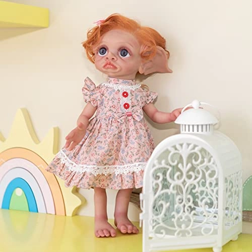 Reborn Fairy Elf Doll - 17 Inch Silicone Blue Eyes