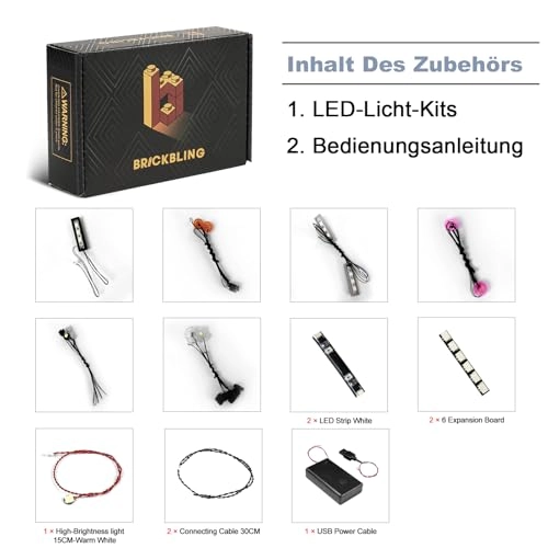 LED Light Set - Compatible with 71478 The Never Witch's Midnight Raven USB & Battery