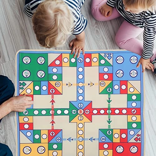 Flying Chess Carpet - 90 x 90cm Random Color