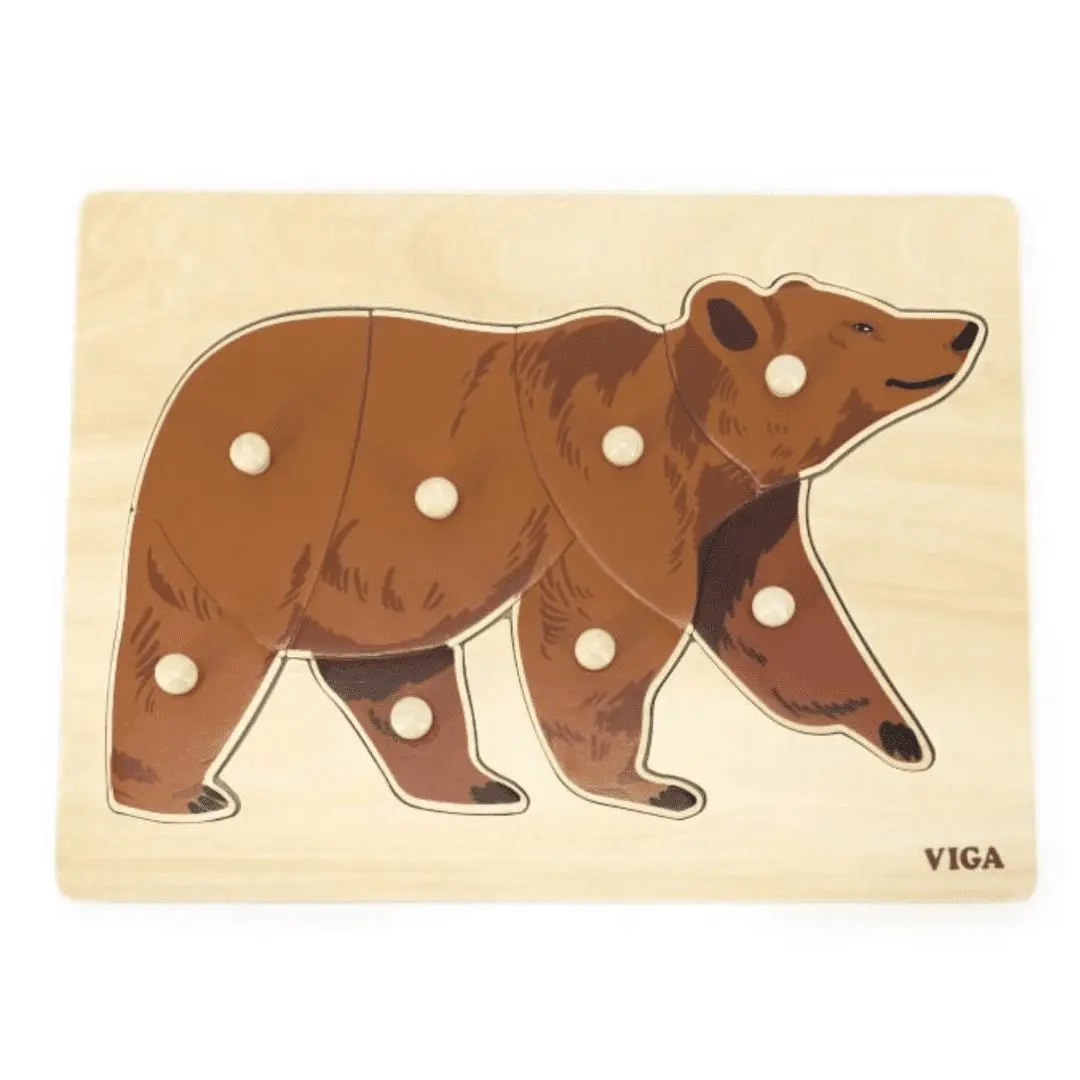 Montessori Puzzle Bear - 3 +