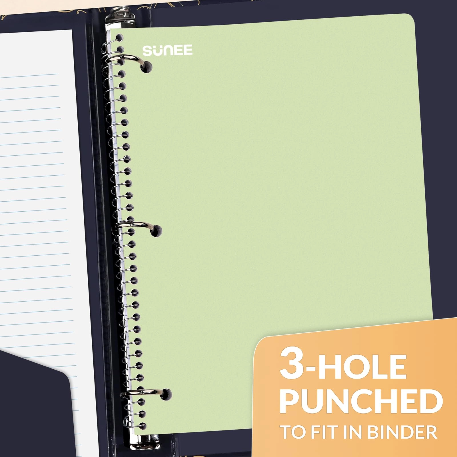Spiral Notebook 8" x 10-1/2" Spiral - Lined 70 Sheets
