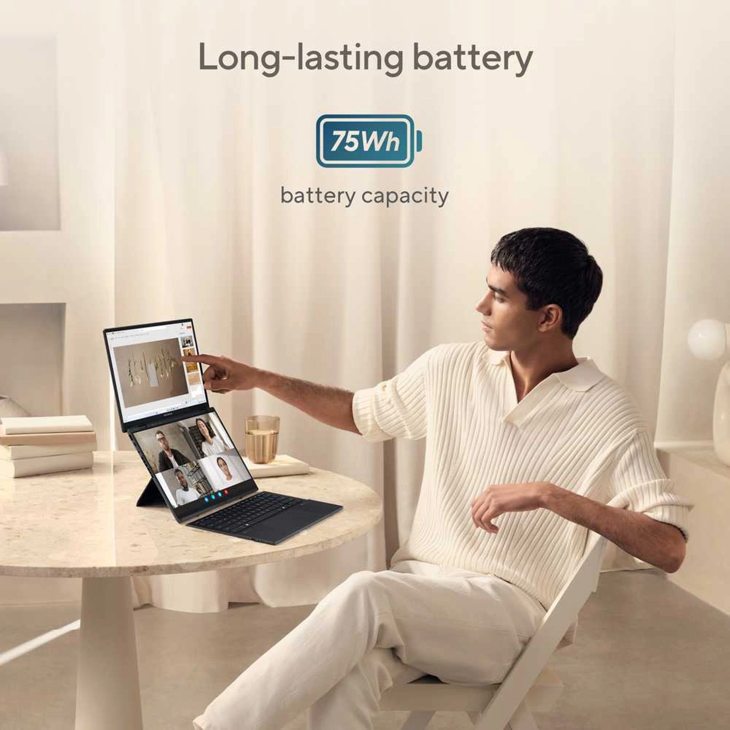 Zenbook DUO UX8406CA - 14'' Core Ultra 7 255H 32GB DDR5 1TB SSD