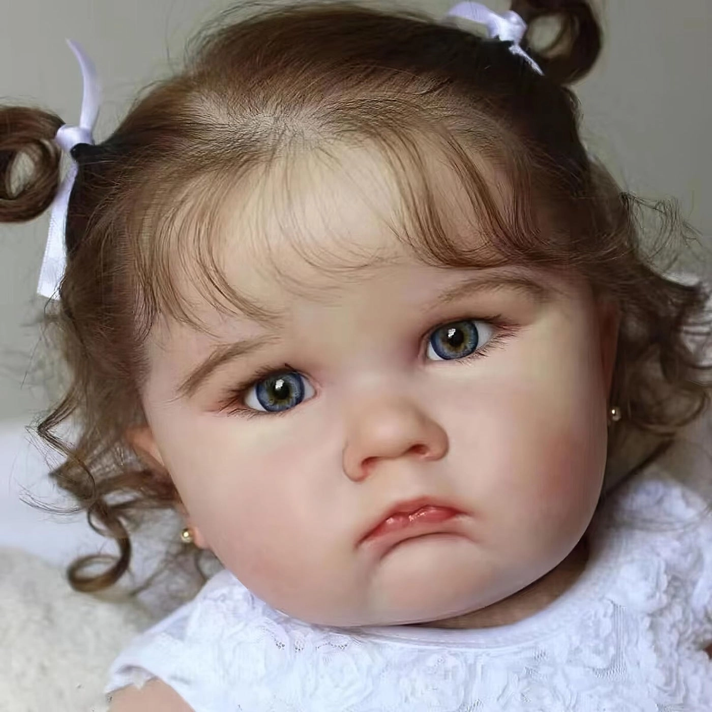 Reborn Baby Doll - 24 Inch Hand-Rooted Hair Ages 3+