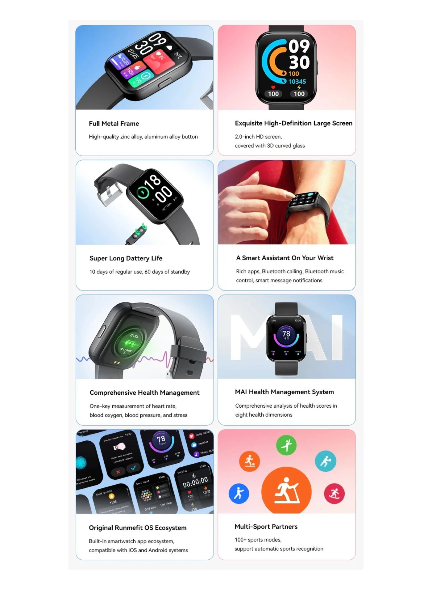 wesmart6 - 2 in HD IP68 Waterproof