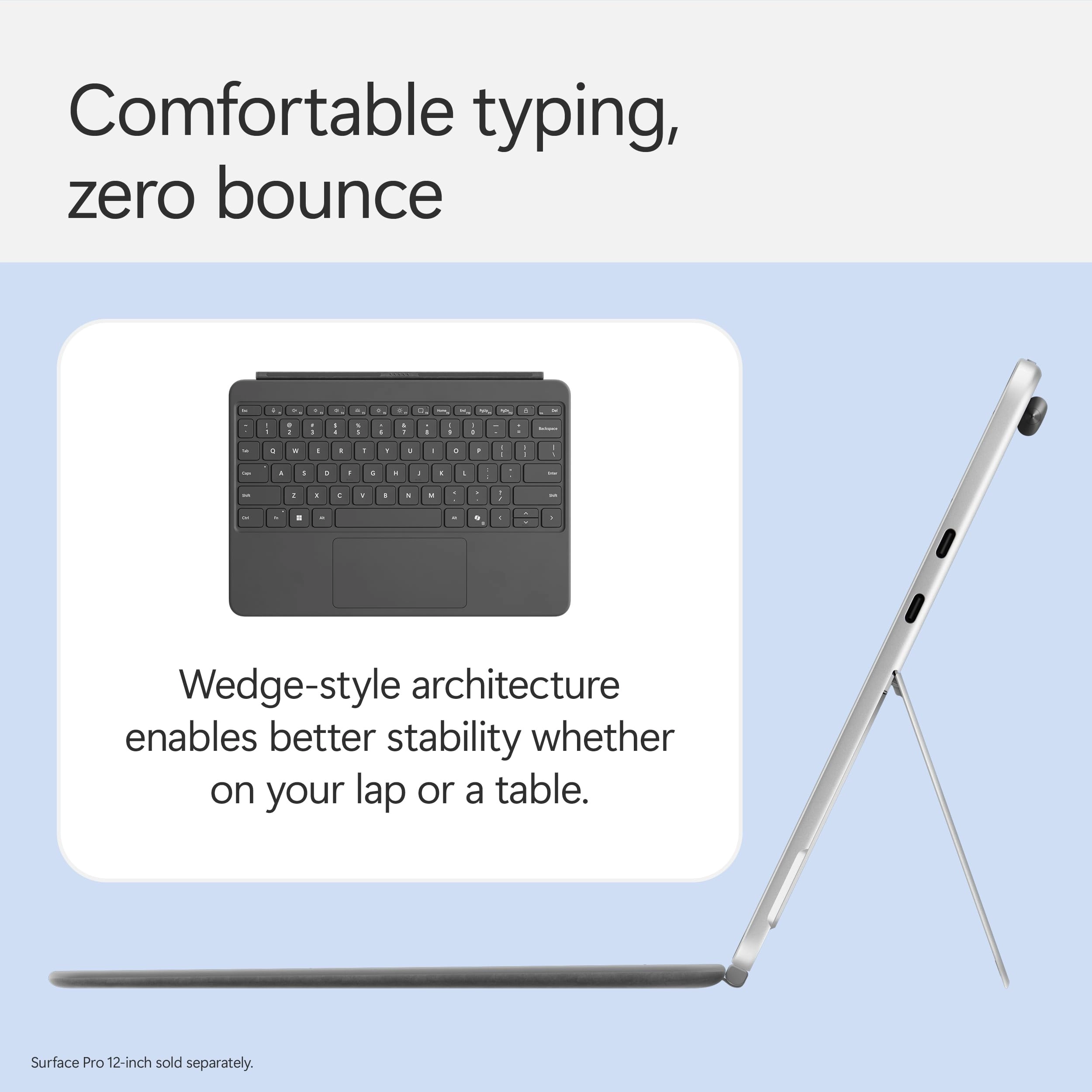 Surface Pro Keyboard - QWERTY Wired + Slim Pen 2