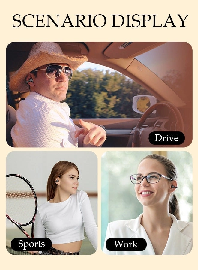 Clip On Bluetooth Earphones Wireless Earbud