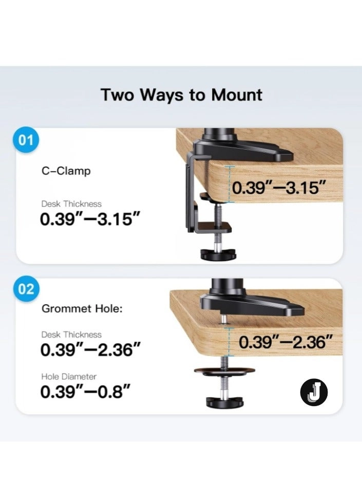 Triple Monitor Mount - 3 24”-32”