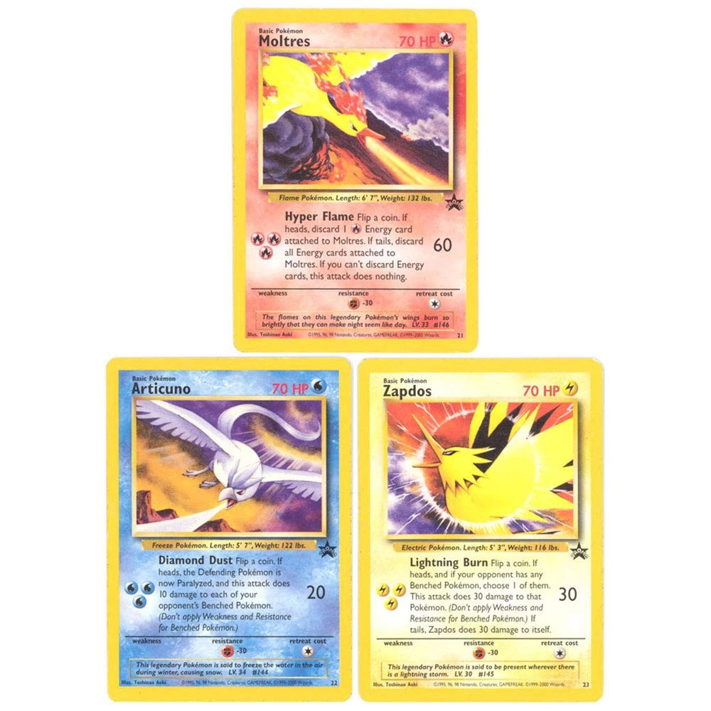 Articuno + Zapdos + Moltres - Silver Tempest 3pcs