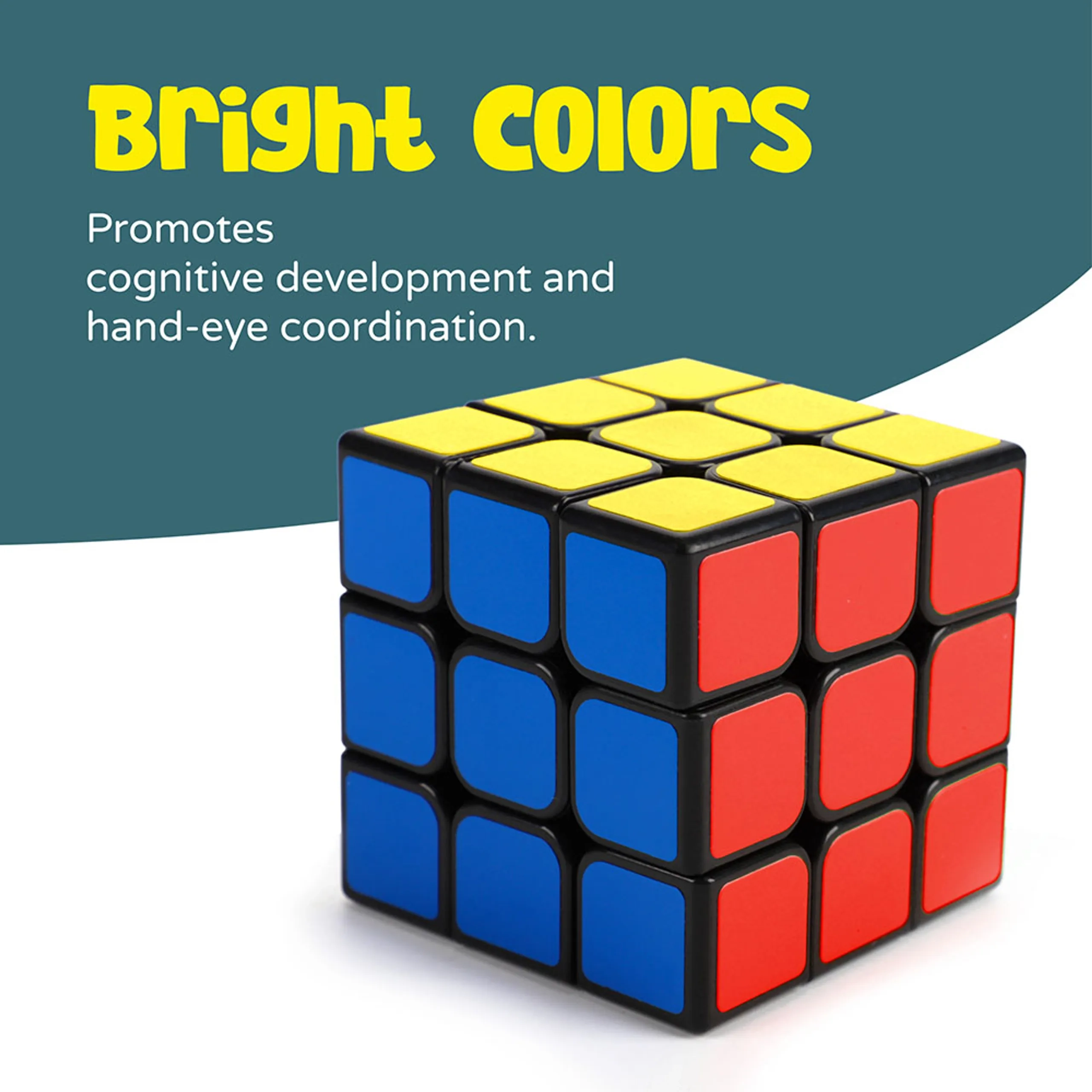Magic Cube Puzzle Toy - 6+