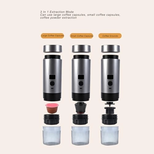 Portable Coffee Maker - 120ml coffee powder and capsules