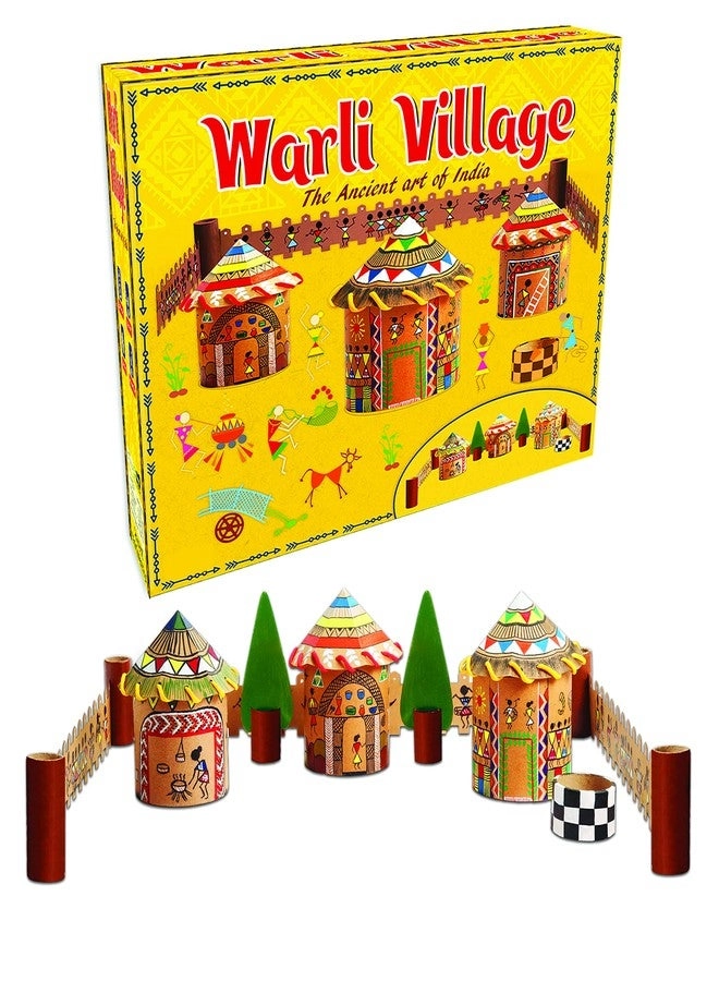 TOY FUN Warli Village Art and Craft DIY Kit - Ancient Art of India Hobby Kit for Girls Age 8 Years and Above