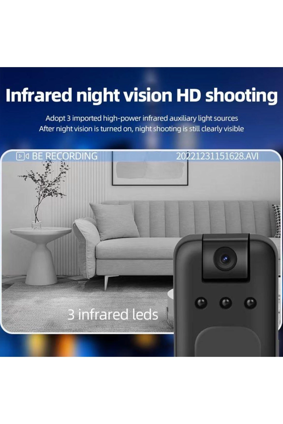 Mini WiFi Body Worn Camera