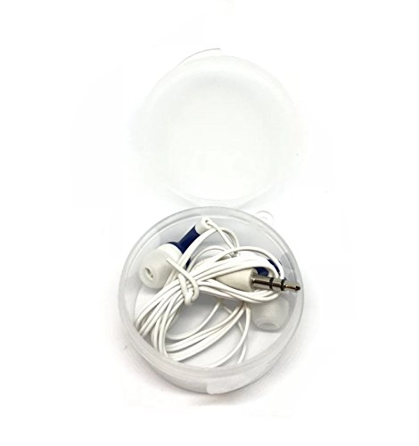 Earbuds for Universal - 50 Pack Hard Shell Case 3.5mm Stereo