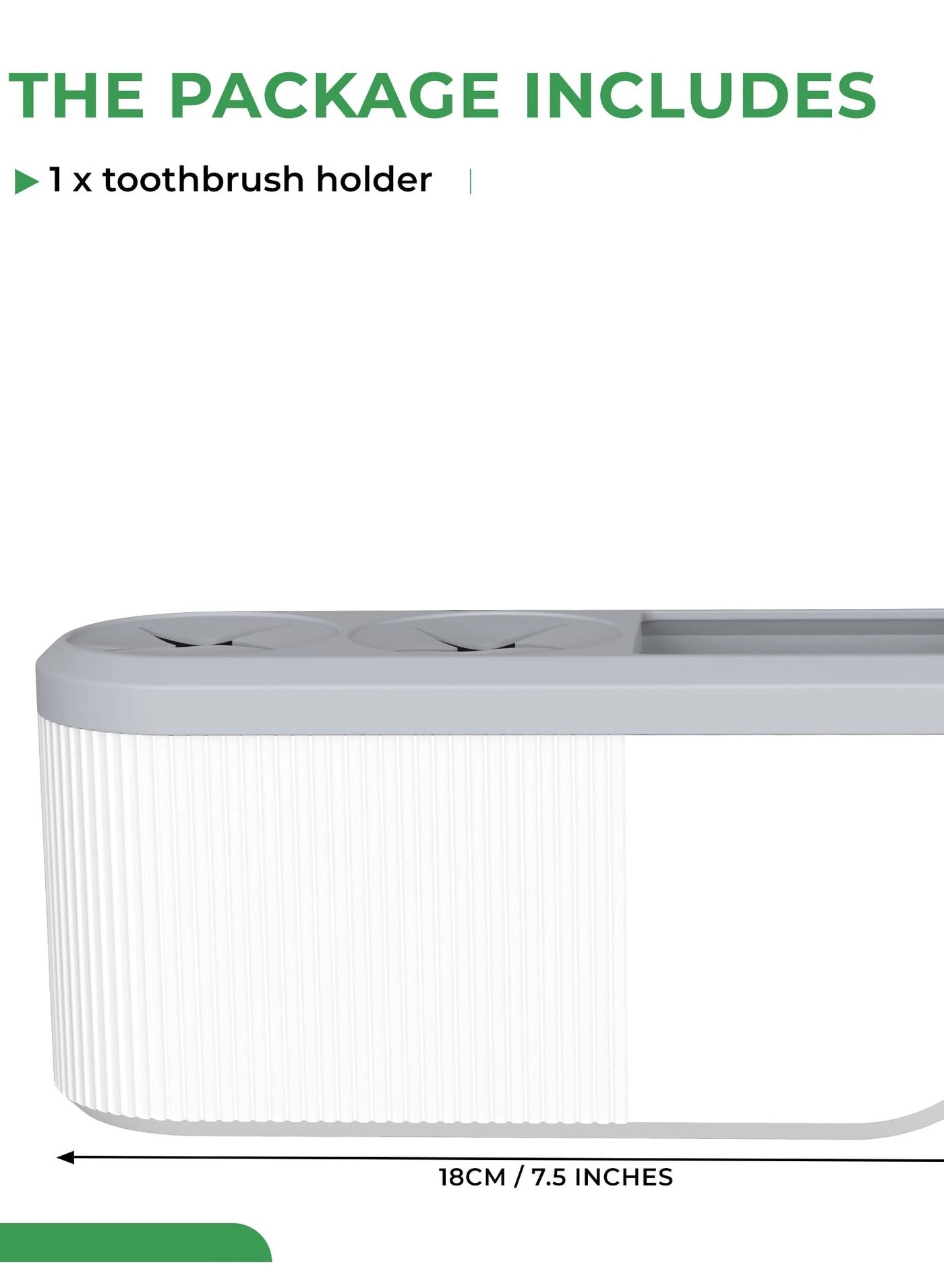 Electric Toothbrush Holder - Any toothbrush and electric toothbrush heads Wall-Mounted