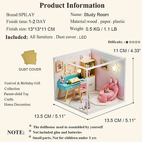 DIY Miniature Dollhouse Kit - 124 scale