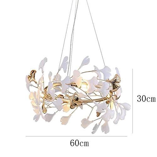 Scandinavian Artistic Long Chandelier - Golden 120*35cm 4 Head