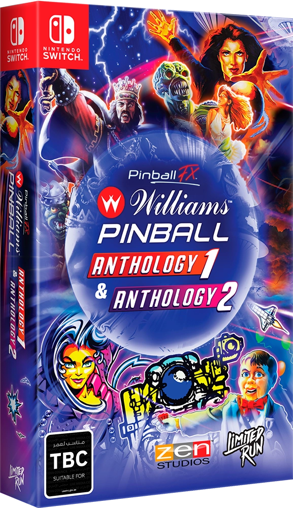 Limited Run Williams Pinball Anthology Volumes 1 & 2 - Nintendo Switch