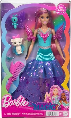 Malibu Roberts Doll - 7-inch pastel pink hair 2 Pets Ages 3+