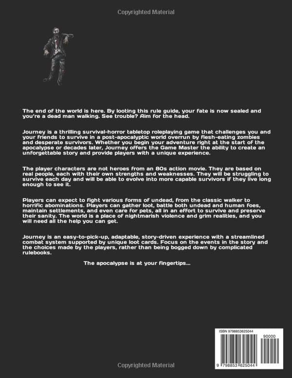 Journey Roleplaying Game: The Zombie Apocalypse - Standard Edition