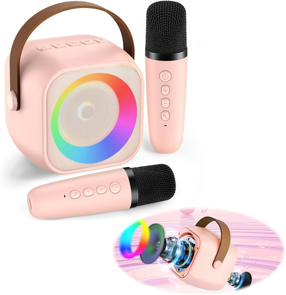 SYOSI Portable Karaoke Machine - Ages 4-12+