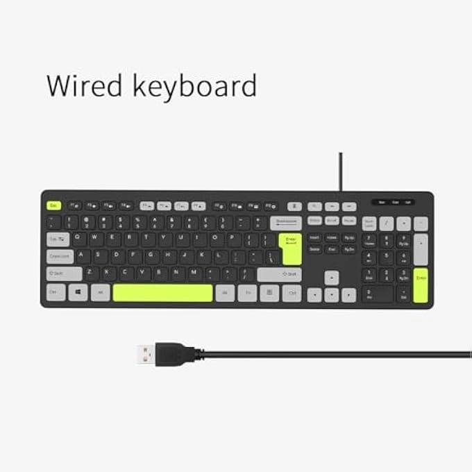 COMPUTER QUIET KEYBOARD - Wired