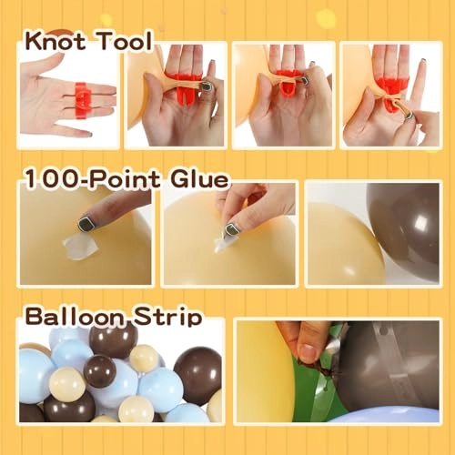 Baby Party Decorations Balloons Set - 185 Pcs Baby Shower