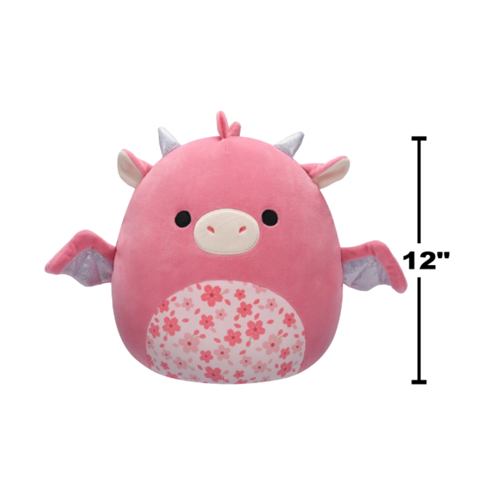 Aegi Dragon - 30 cm Pink Plush