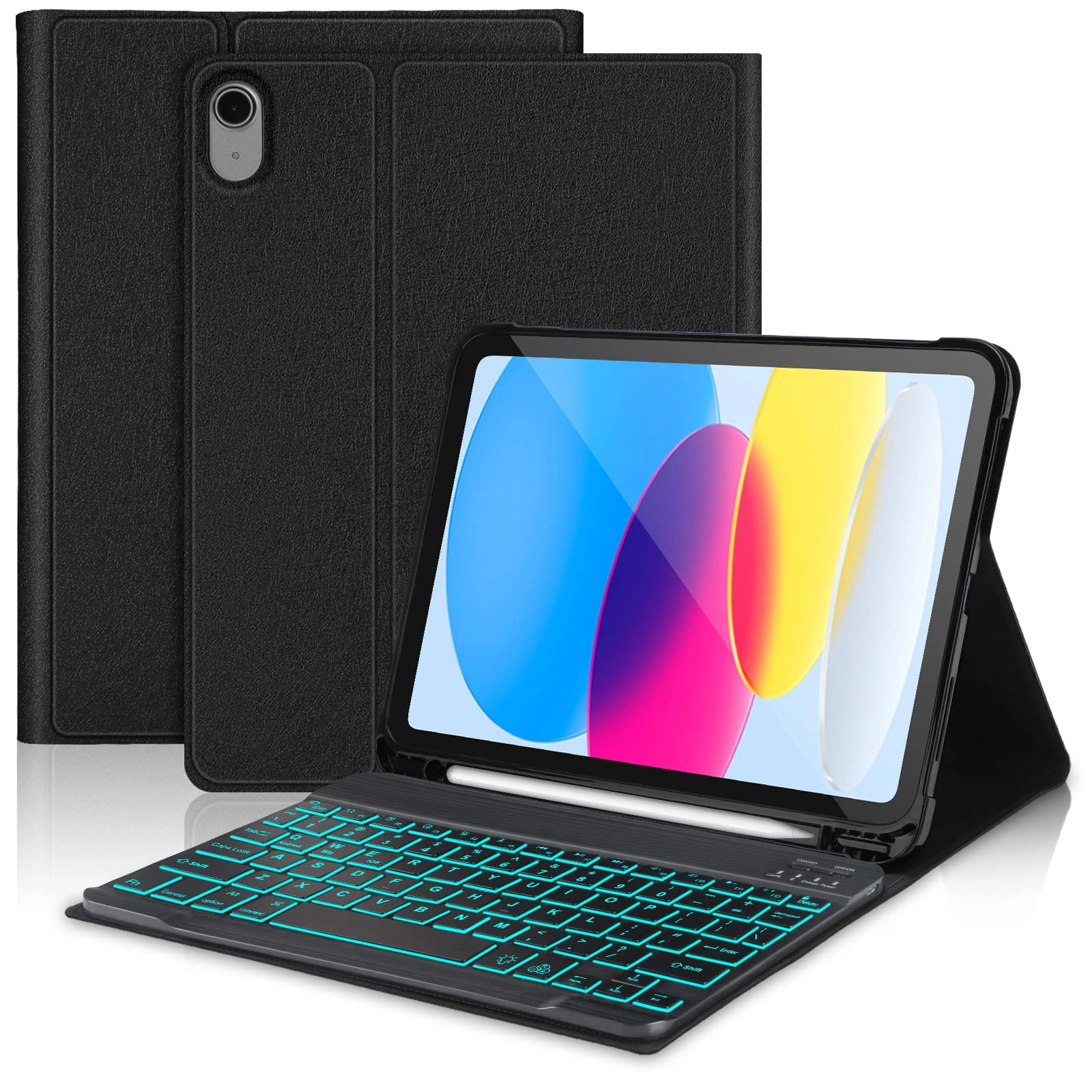 Keyboard Case with Pencil Holder for iPad 10th generation 10.9-inch (2022)