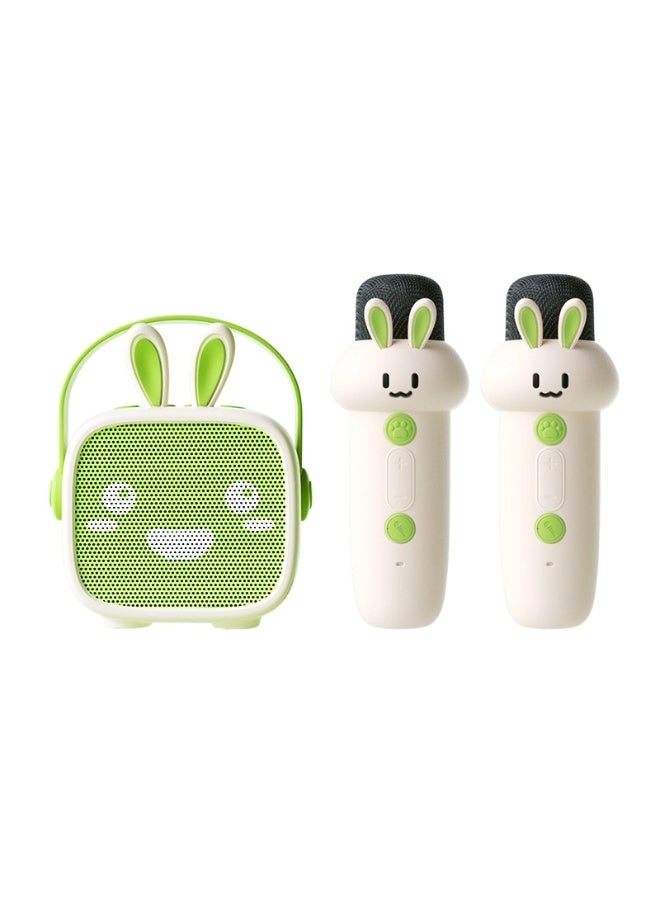 LED Bluetooth Karaoke Speaker - Dual Microphones