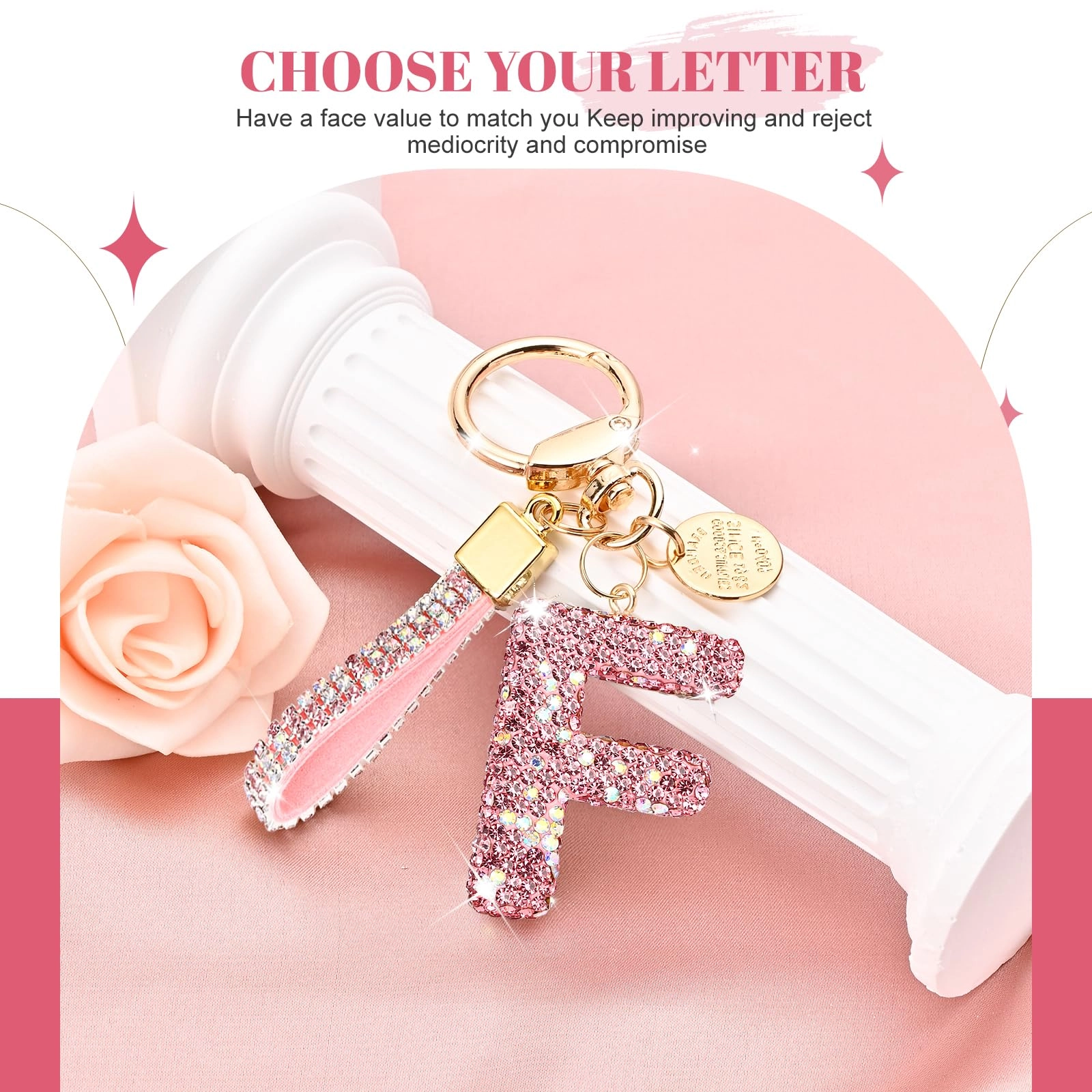 Initial Letter Keychain