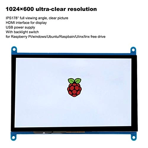 Display Screen for Raspberry Pi - 1024 x 600 7 Inches