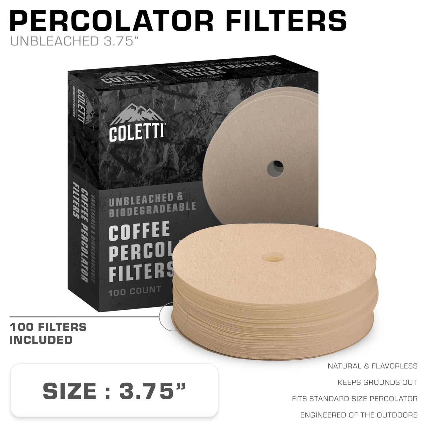 Percolator Coffee Filters - 3.75