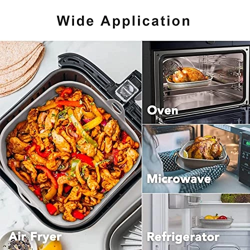 Air Fryer Silicone Liner - Silicone 2Pcs