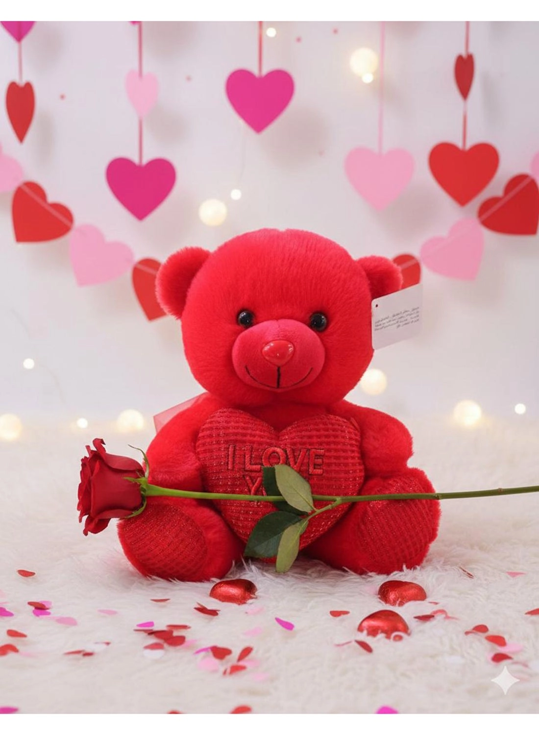 Teddy Bear I Love You Heart - 25 cm