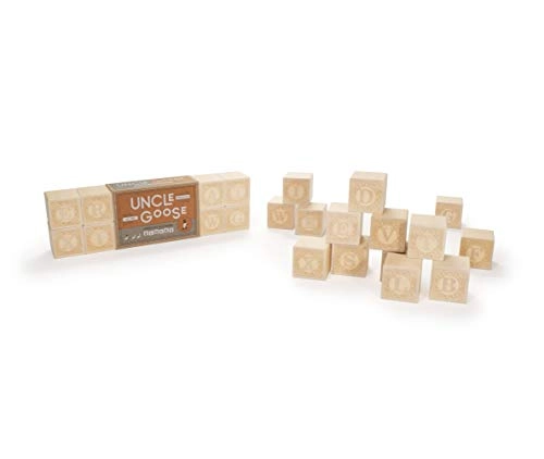 Uppercase Alphablank Blocks - 24 months and up 14 pieces