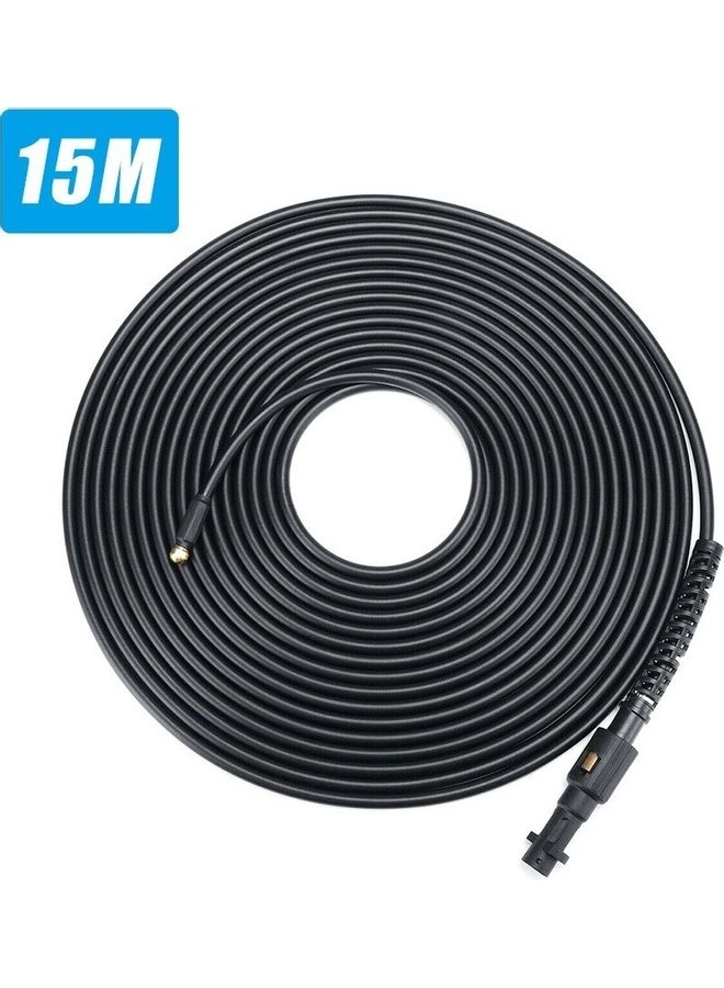 Generic Pressure Washer Sewer Hose Tube - 15meter Black