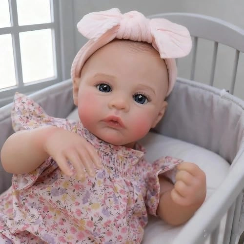 Meadow Reborn Baby Doll - 19 inch Vinyl Girl Ages 3+