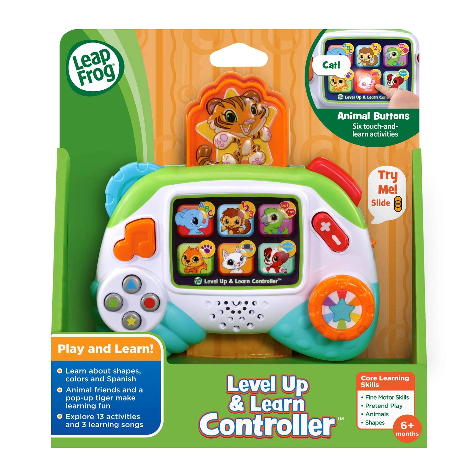 leapfrog Level Up & Learn Controller, Animals - 6 months+
