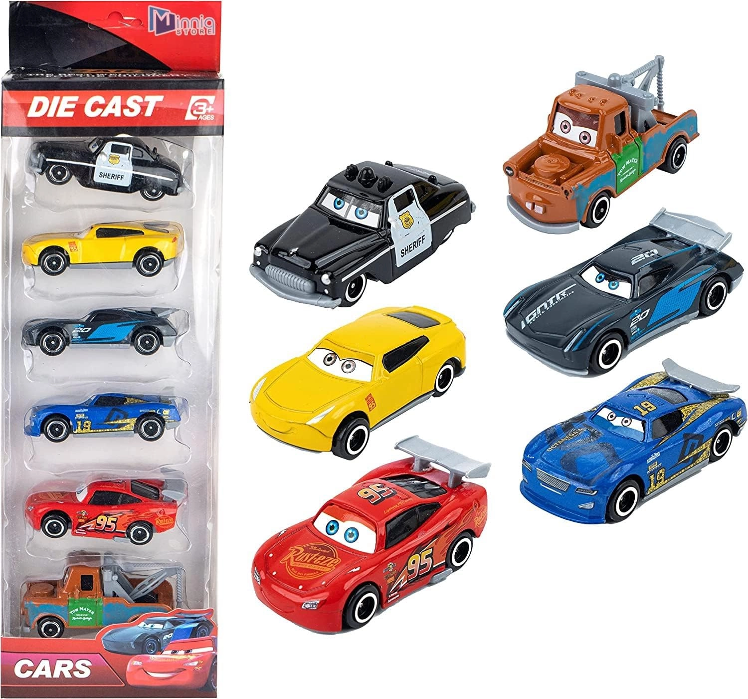 advisian store Mini Derby Racers - 6 pcs
