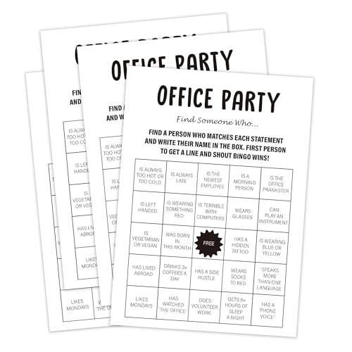 Find Someone Who Game - 30 pieces Adult