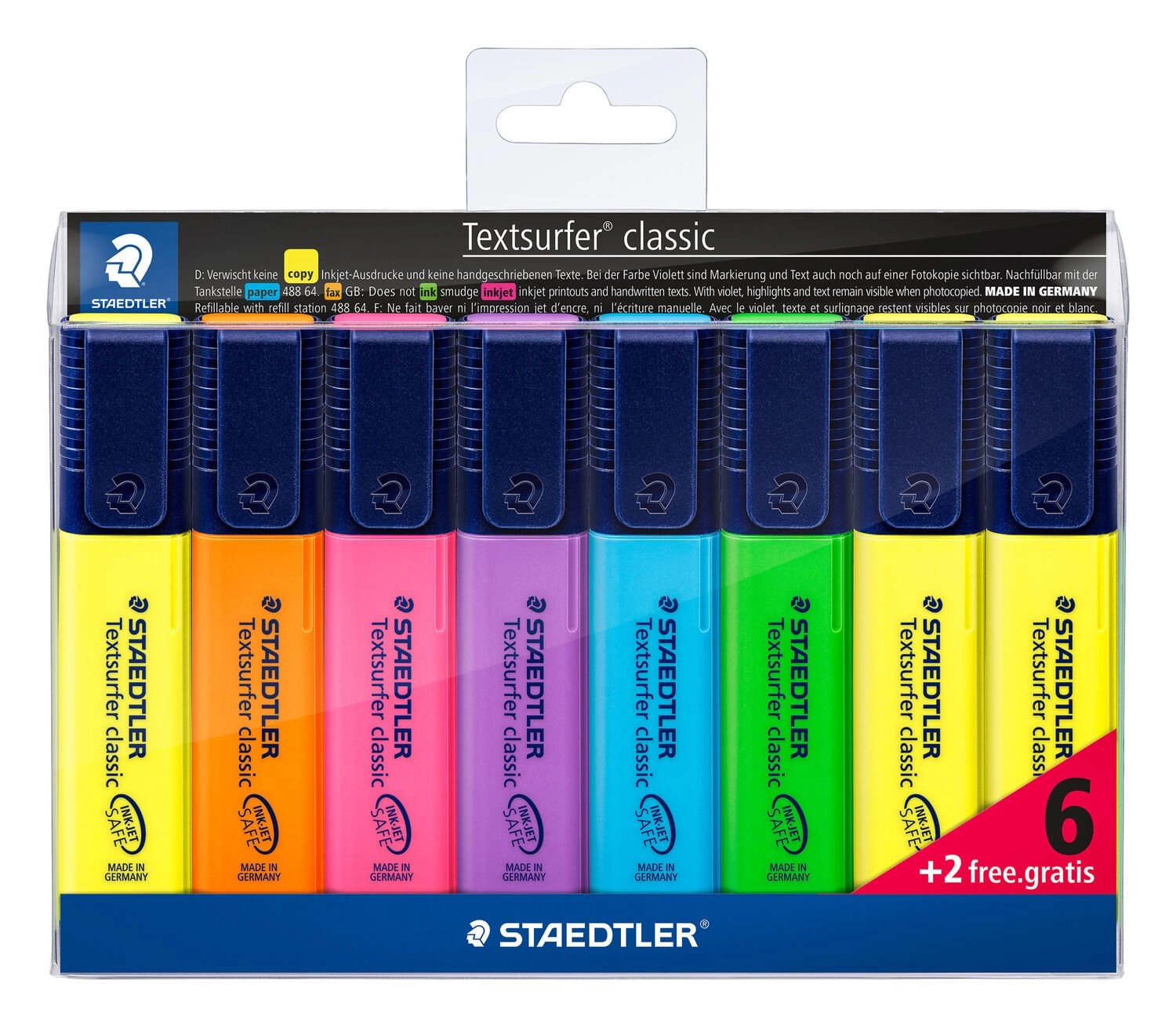 Textsurfer - Assorted Colours chisel tip