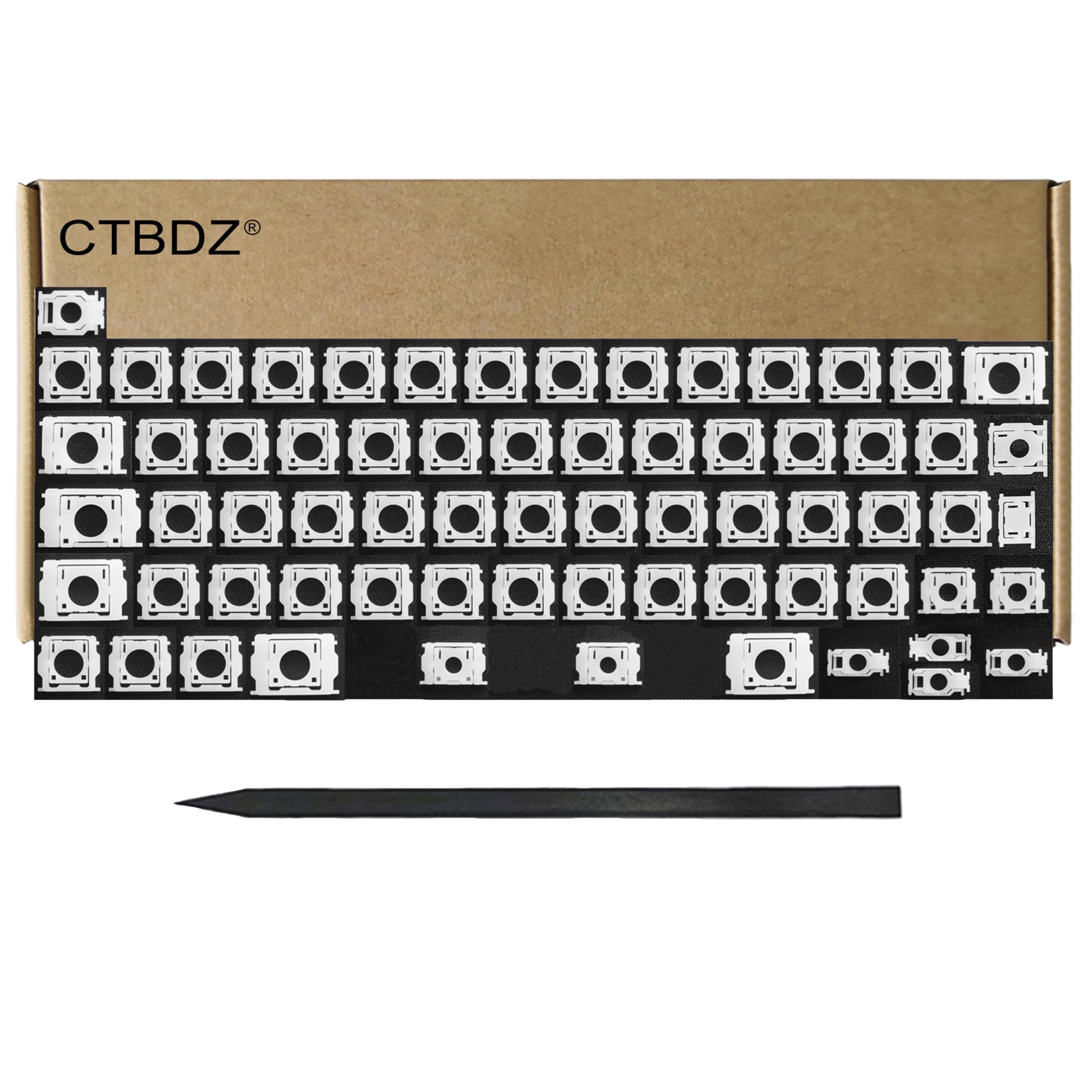 CTBDZ Butterfly Clip Key Caps - MacBook Pro Retina 13" 16" Compatible A2141 A2289 A2251 A2338