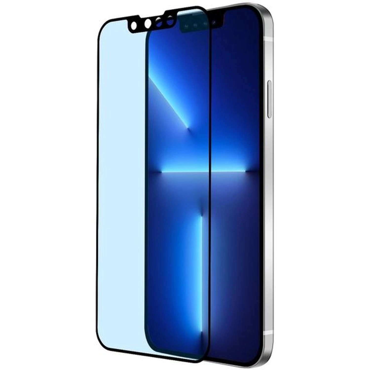 Blue Light Blocking Anti-Bacterial Tempered Glass Screen Protector for iPhone 13 / iPhone 13 Pro