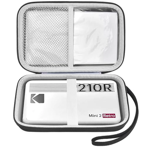 Hard Carrying Case - compatible with Kodak Mini 3 Retro Portable Photo Printer, Kodak Mini Shot 3 Retro Portable Wireless Instant Camera & Photo Printer, Kodak All-New Mini Shot 3 Square Instagram Size Bluetooth Instant Camera & Printer,Victure 3x3 Portable Photo Printer